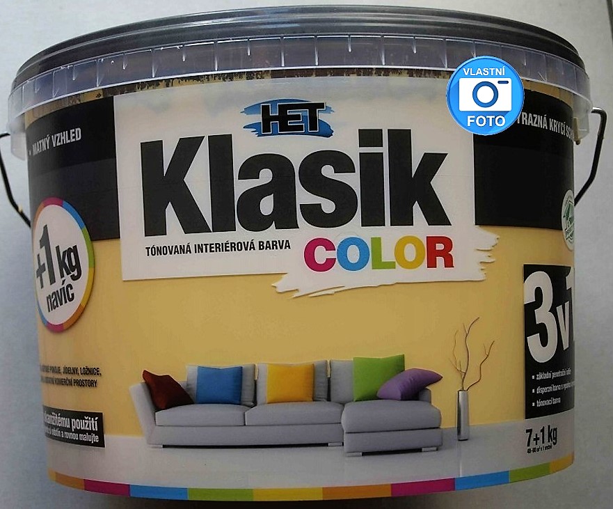 HET Klasik COLOR žluto oranžová 
