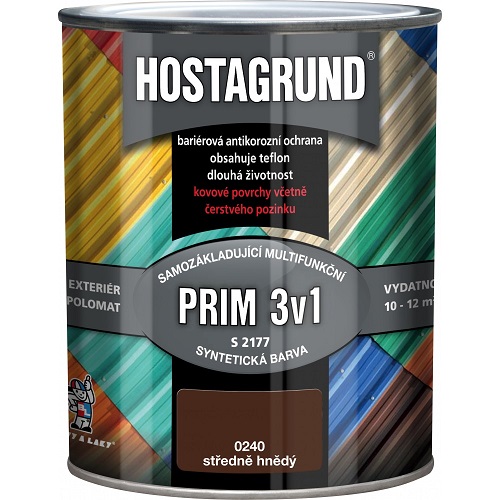 BAL Hostagrund PRIM 3v1 S2177 0240 4l hnědá střední