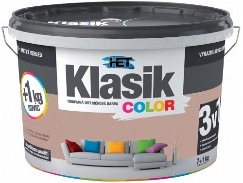HET Klasik COLOR 0257 hnědý ořechový 4kg