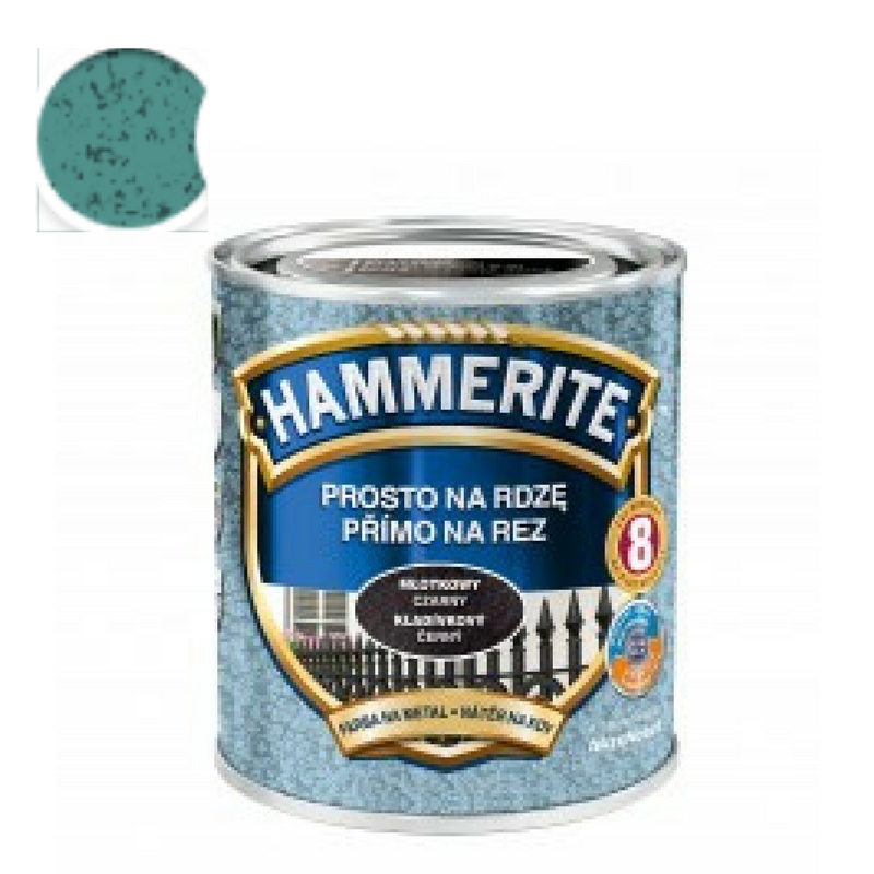 Hammerite přímo na rez kladívkový 2,5l - zelená