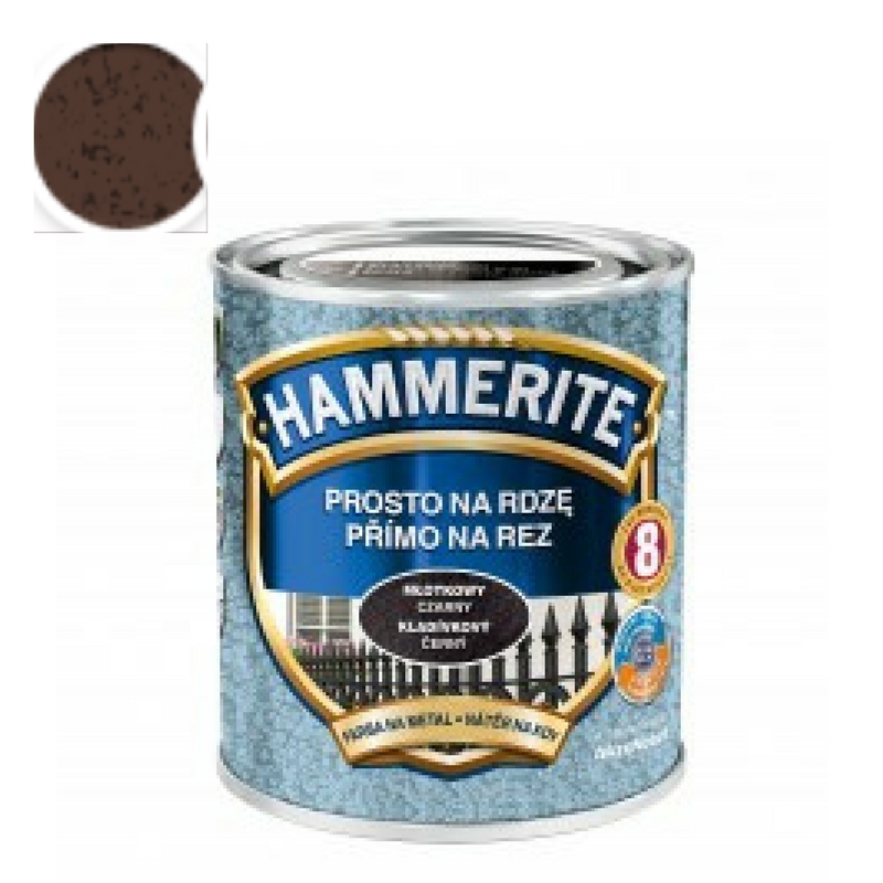 Hammerite přímo na rez 2,5l kladívkový šedý