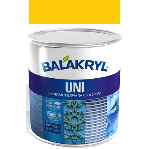 Balakryl UNI Mat 0620 žlutý 2,5 kg