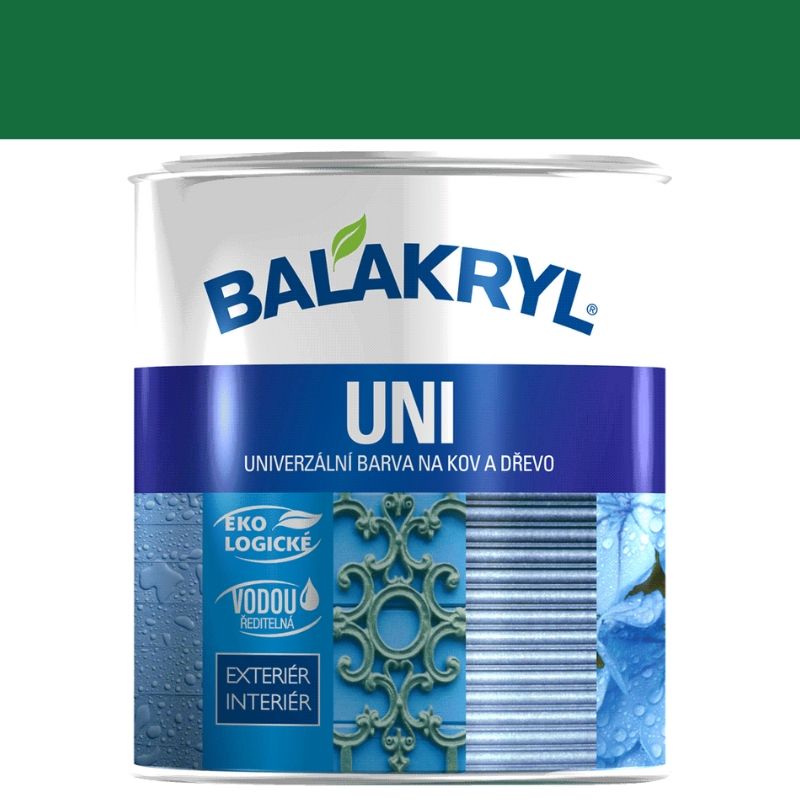 Balakryl Uni Mat 0535 tmavě zelený 2,5kg