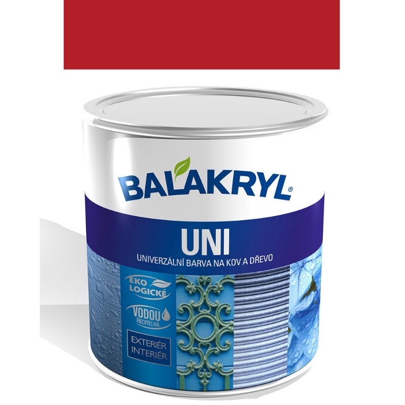 Balakryl Uni Mat 0830 červený 2,5kg