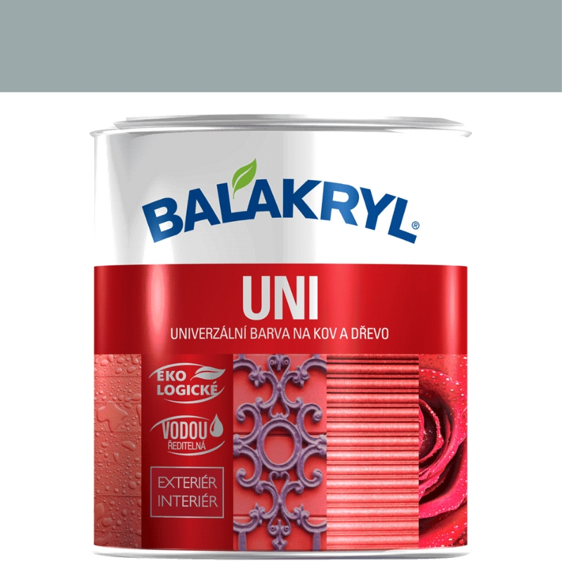 Balakryl UNI Lesk 0101 pastelově šedý 2,5 kg