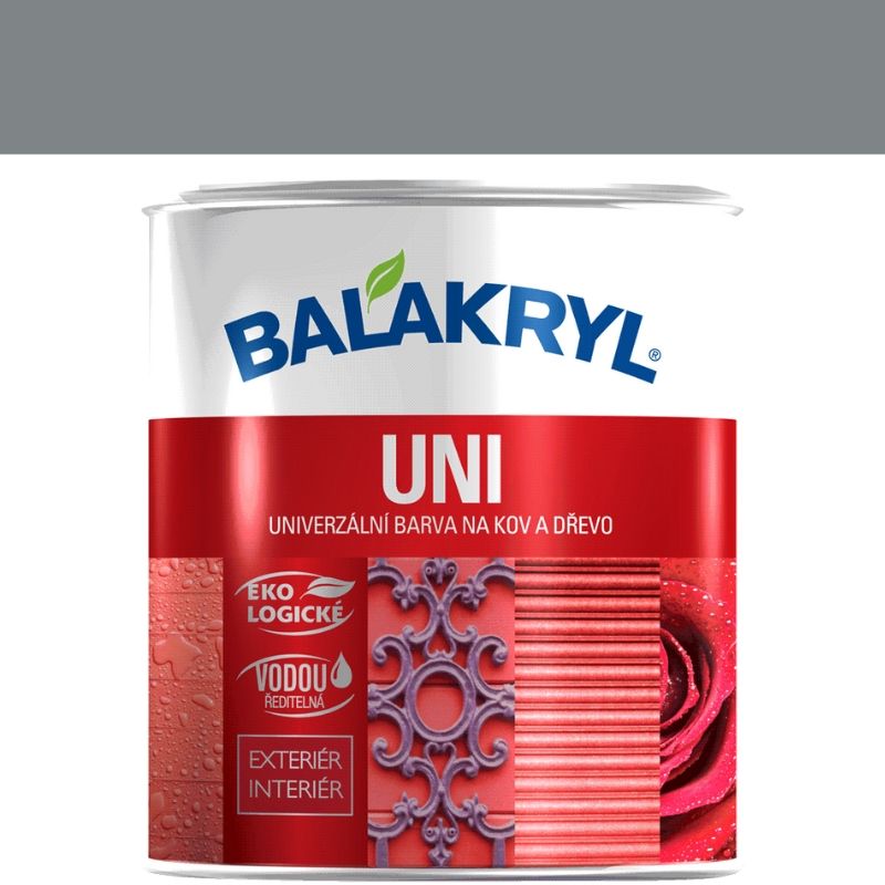 Balakryl Uni Lesk 0150 tmavě šedý lesk 2,5kg
