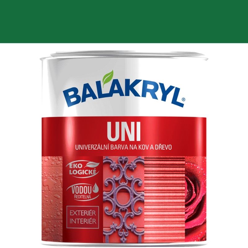 Balakryl Uni Lesk 0535 tmavě zelený 2,5kg