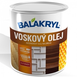 Balakryl Voskový olej 0,75 l bílý dub