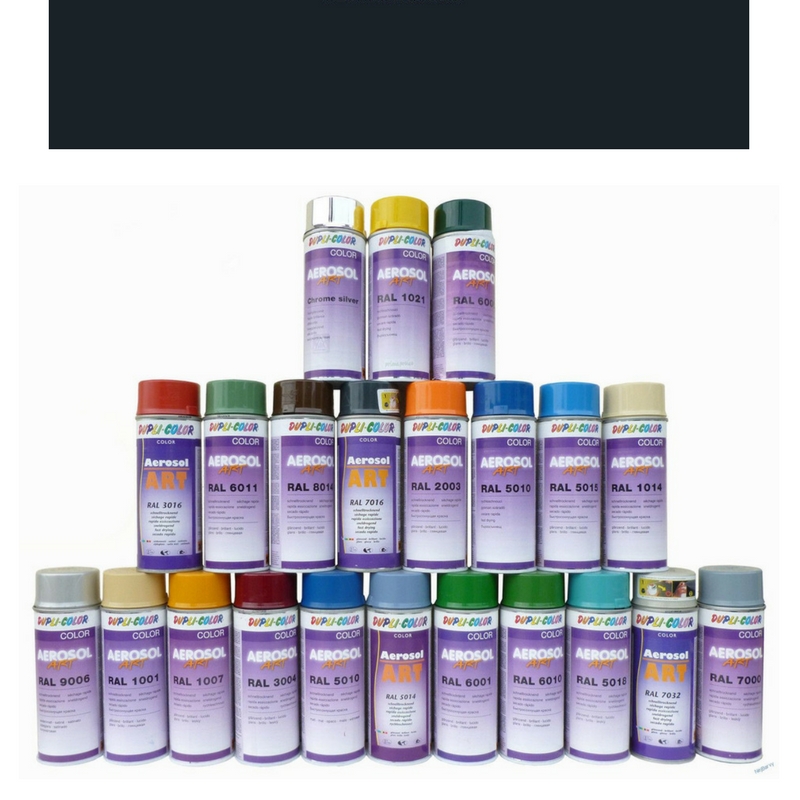 Dupli-Color aerosol ART  lesk RAL 7021 černošedá 400ml