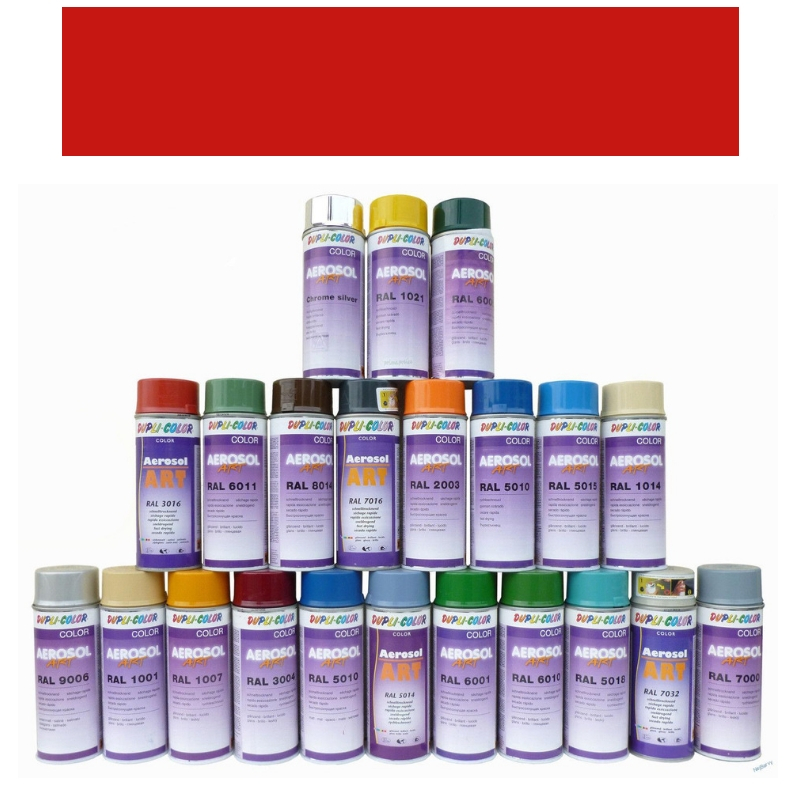 Dupli-Color aerosol ART lesklá RAL 3020 dopravní červená 400ml