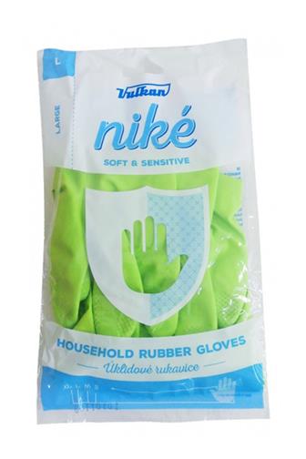 Gumové rukavice Vulkan Niké L (9) zelené