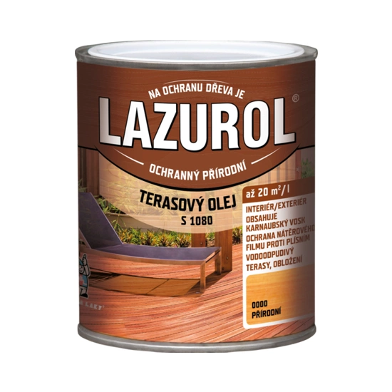 Lazurol s1080 terasový olej bezbarvý, 750 ml