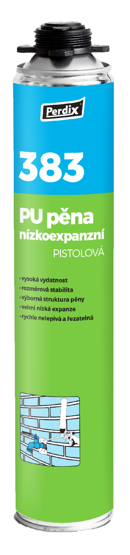 Perdix PU pěna nízkoexpanzní pistolová 500ml