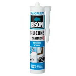 Bison Silicon Sanitární kartuš transparentní 280ml
