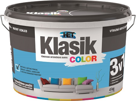 HET Klasik COLOR  0417 modrý 4 kg