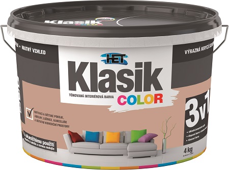 HET Klasik COLOR  0267 světle hnědý 4 kg