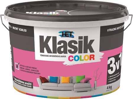 HET Klasik COLOR 0317 purpurová 4 kg
