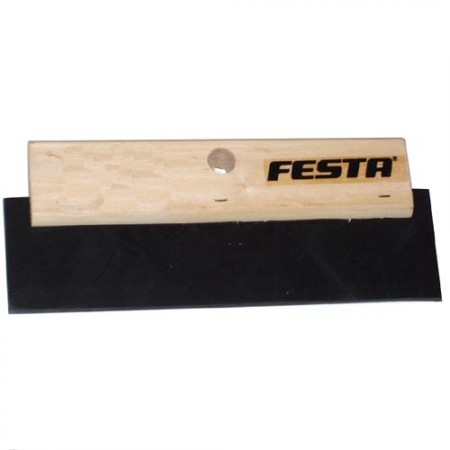 Stěrka dřevo s tvrzenou gumou 180mm