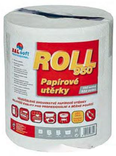 Papírové útěrky Roll 950 - 182 metrů