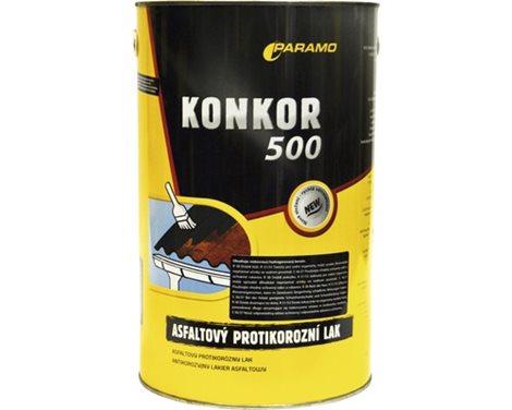 Konkor 500, asfaltový antikorozní lak, 3,5 kg