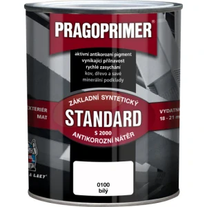Pragoprimer standard S2000/0100 základní barva na kov bílý 0,6l