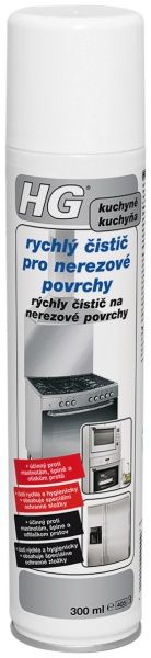 HG rychlý čistič na nerezové plochy 300ml