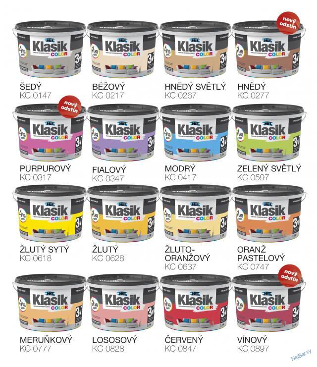 HET Klasik COLOR žluto oranžový 4 kg