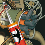 DEN BRAVEN gasket sealant červený 310ml